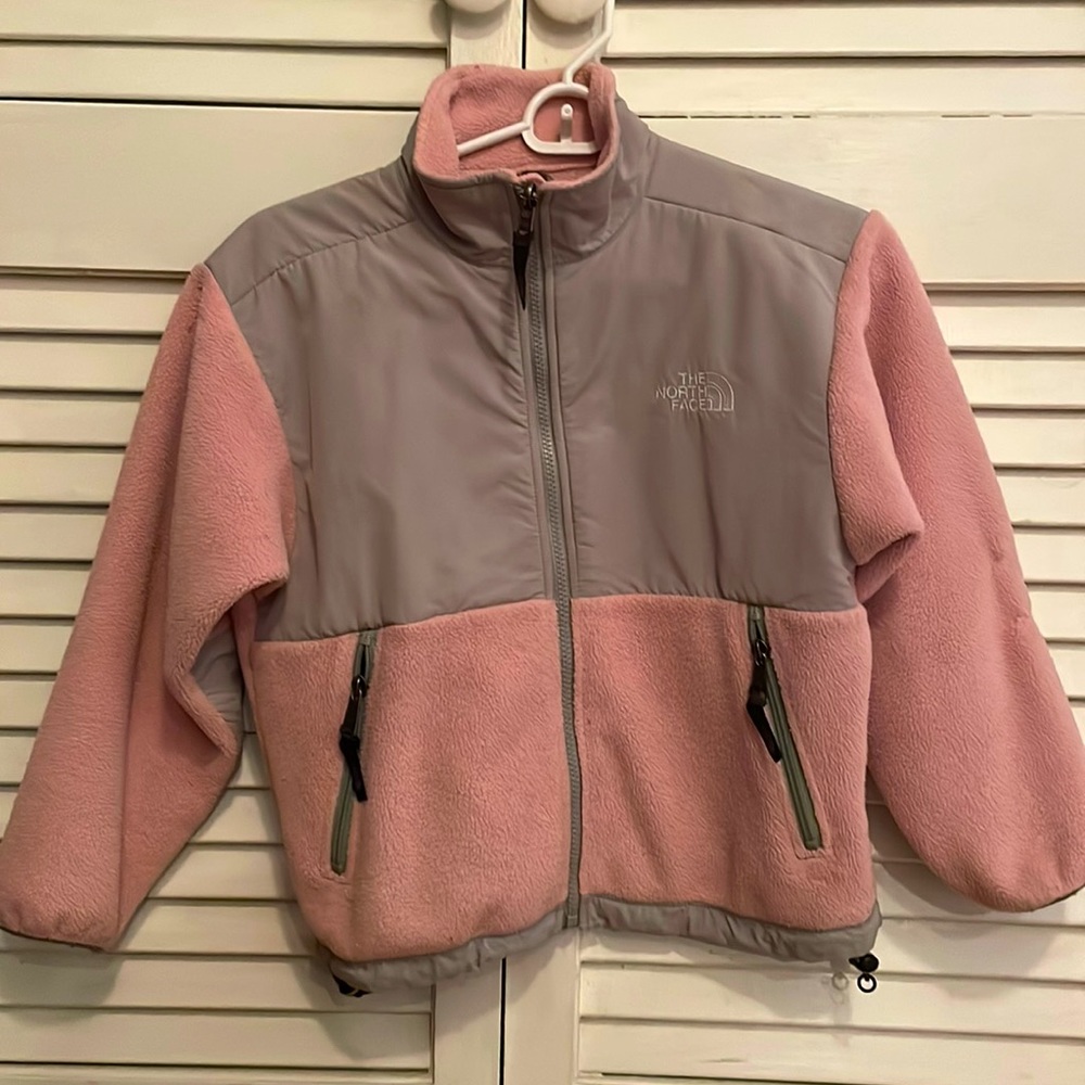 North Face pink fleece